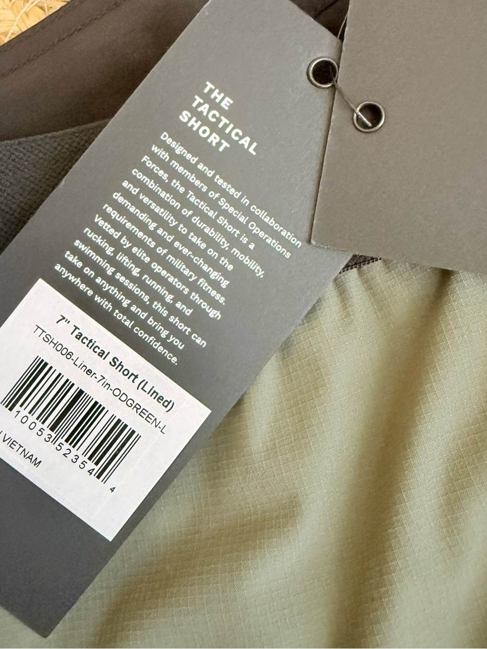 🌾‎ Ten Thousand Men’s Olive Tactical Shorts - Picture 12 of 12